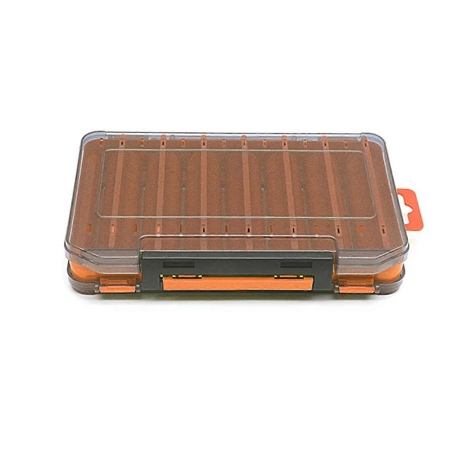 Doublesided bait box, fishing tackle box, hard bait box, storage box for accessories