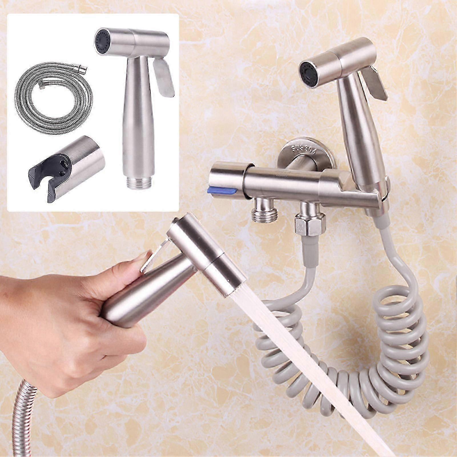 WC Bidet Sprayer Handheld Bidet Sprayer 304 Edelstahl Bidet Sprayer für WC Badezimmer