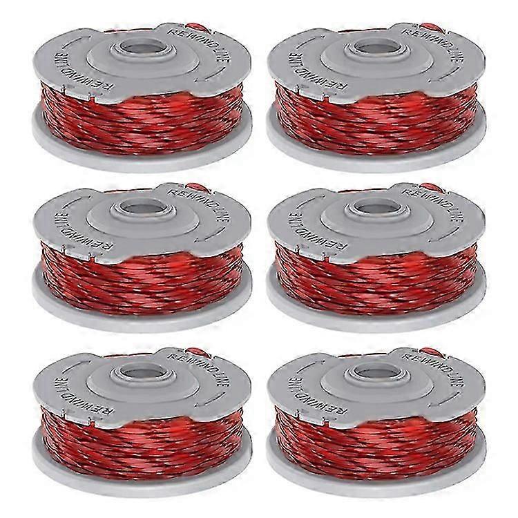 6Pcs Compatible For Flymo Contour XT / Contour 500XT Replacement Part Lawn Mower Spools, FLY047 510747890
