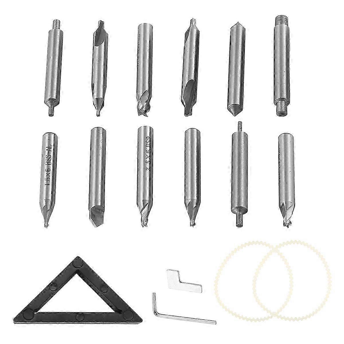 Drill Bits Set Cutter for 368A Locksmith Tool Vertical Key Machine Spare Parts Locksmith Bit LocksmiEdition 0711
