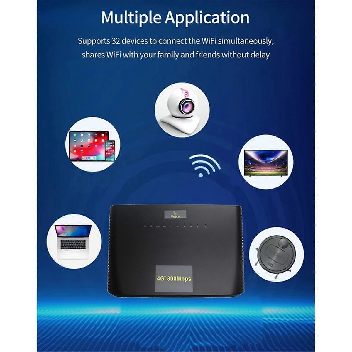 H305 4G LTE CAT4 Router Hotspot US Plug