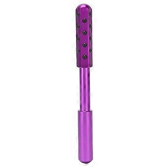 Face Roller Massager 24 Germanium Particles Skin Firming Lifting Massage Beauty StickPurpleYMMR)