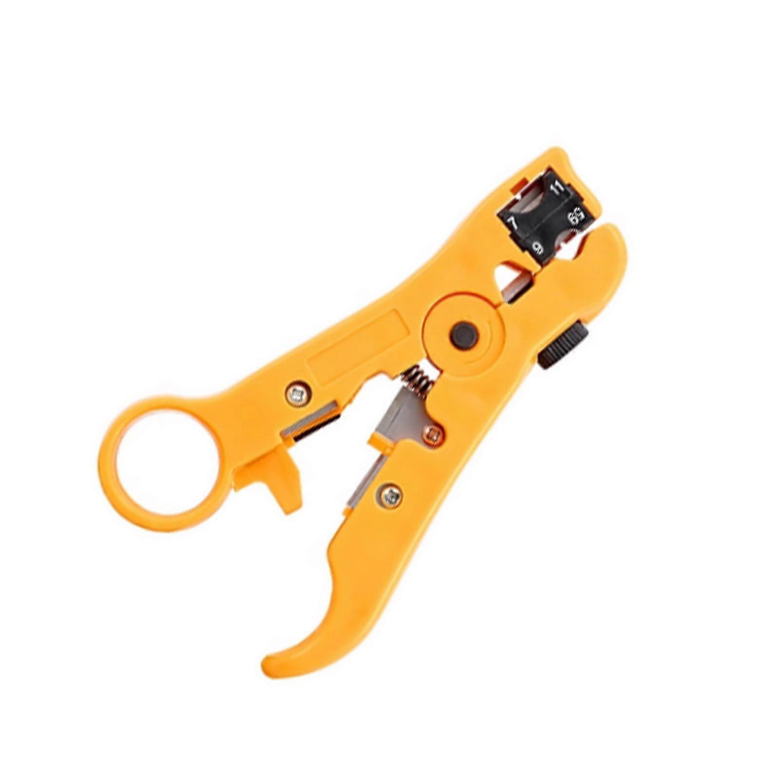 Wire Stripping Tool for Coaxial and Data Cable, 125 mm, Cable Stripper with Blade