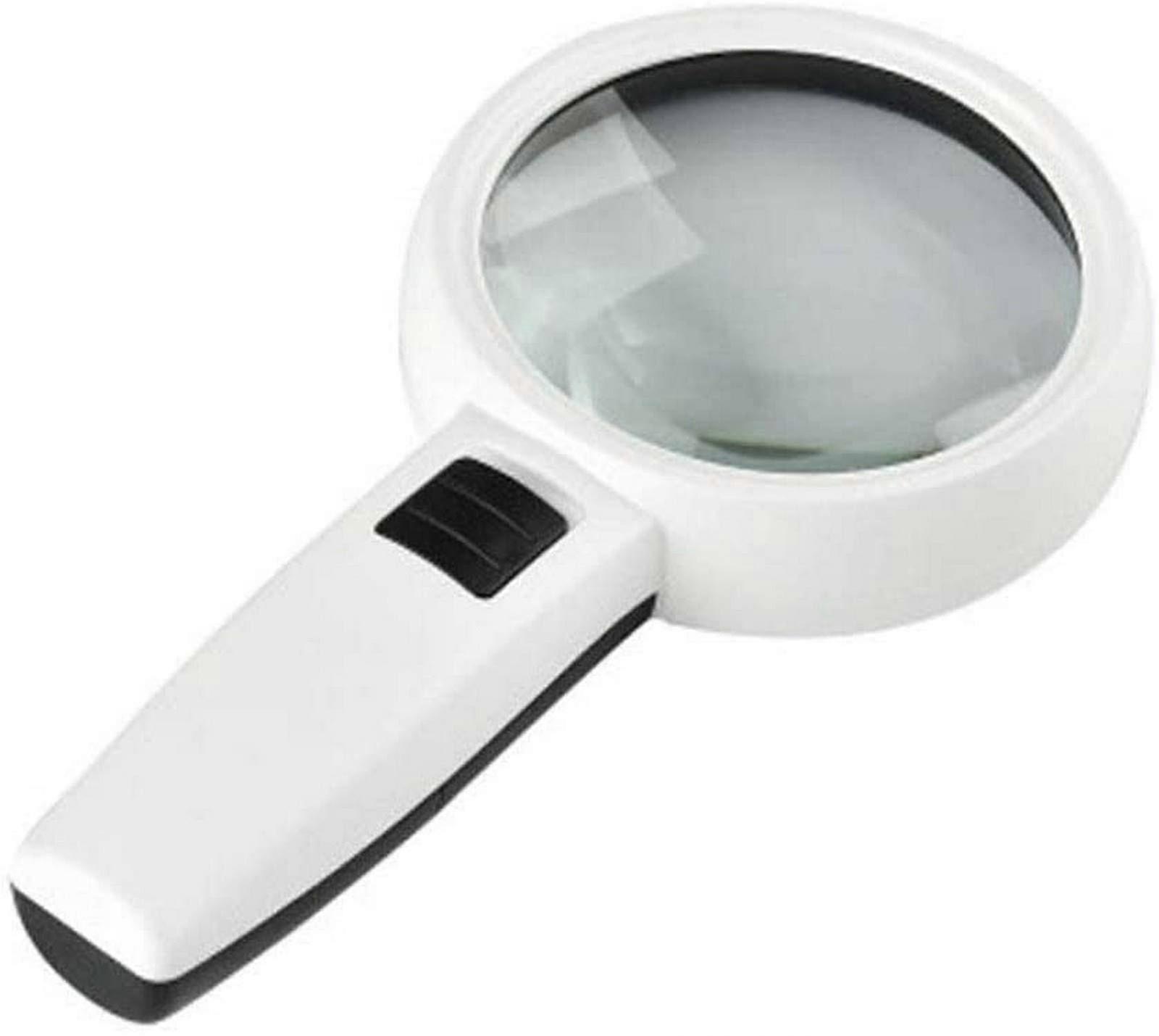 Magnifying Glass for Hobbies - 30x High Definition LED Lighted Loupe for Reading, Crafting, and Detailed Work