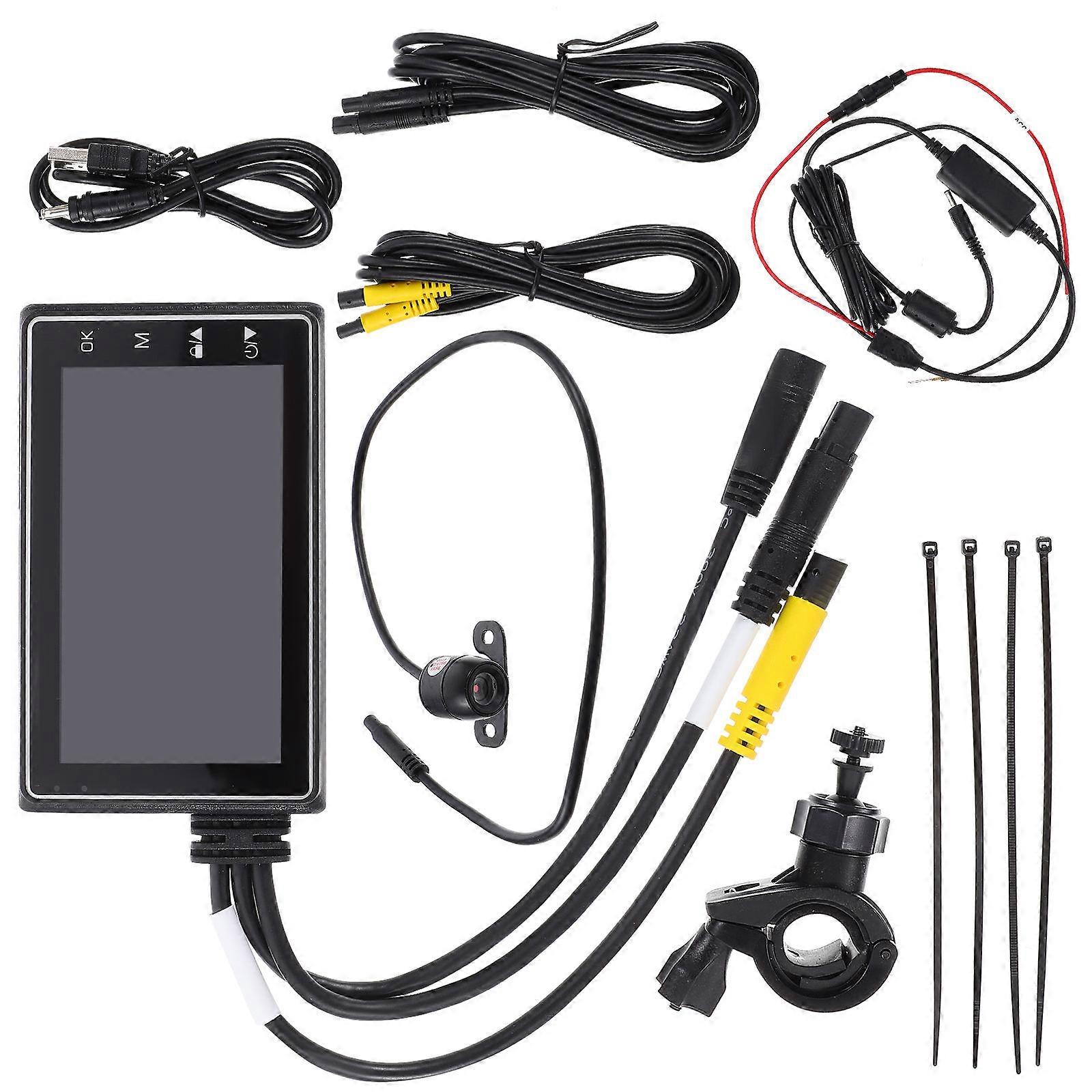 Motorcycle Dvr Camera For Motorcycle Rear Camera Waterproof Driving Recorder 8.8x5.6x1.7cm 720P High Definition 1 Set