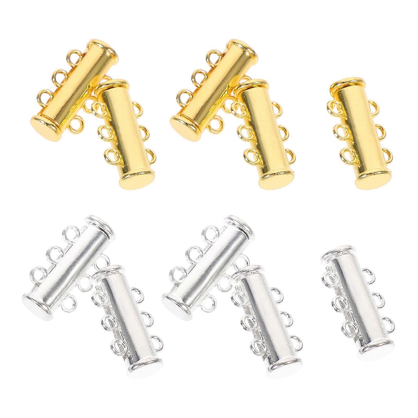 Charm Clasp Connecting Buckles For Women Craft Enthusiasts Gold Size 2X1X1CM Rust-Resistant Feature 2Packs