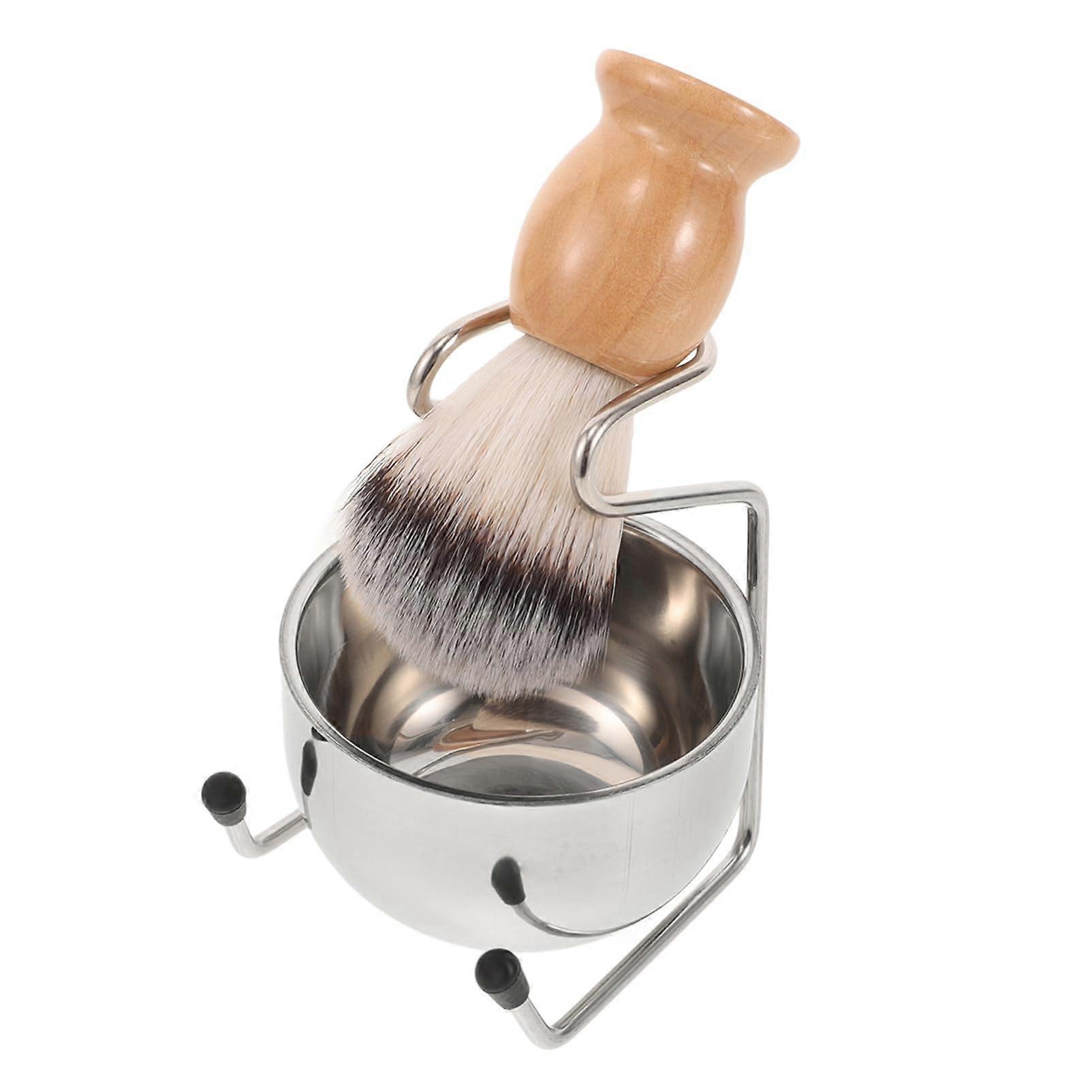 Shaving Brush and Bowl Set – Quality Wet Shaving Set with Ergonomic Handle for Shaving Brush and Soft Bristles, for...