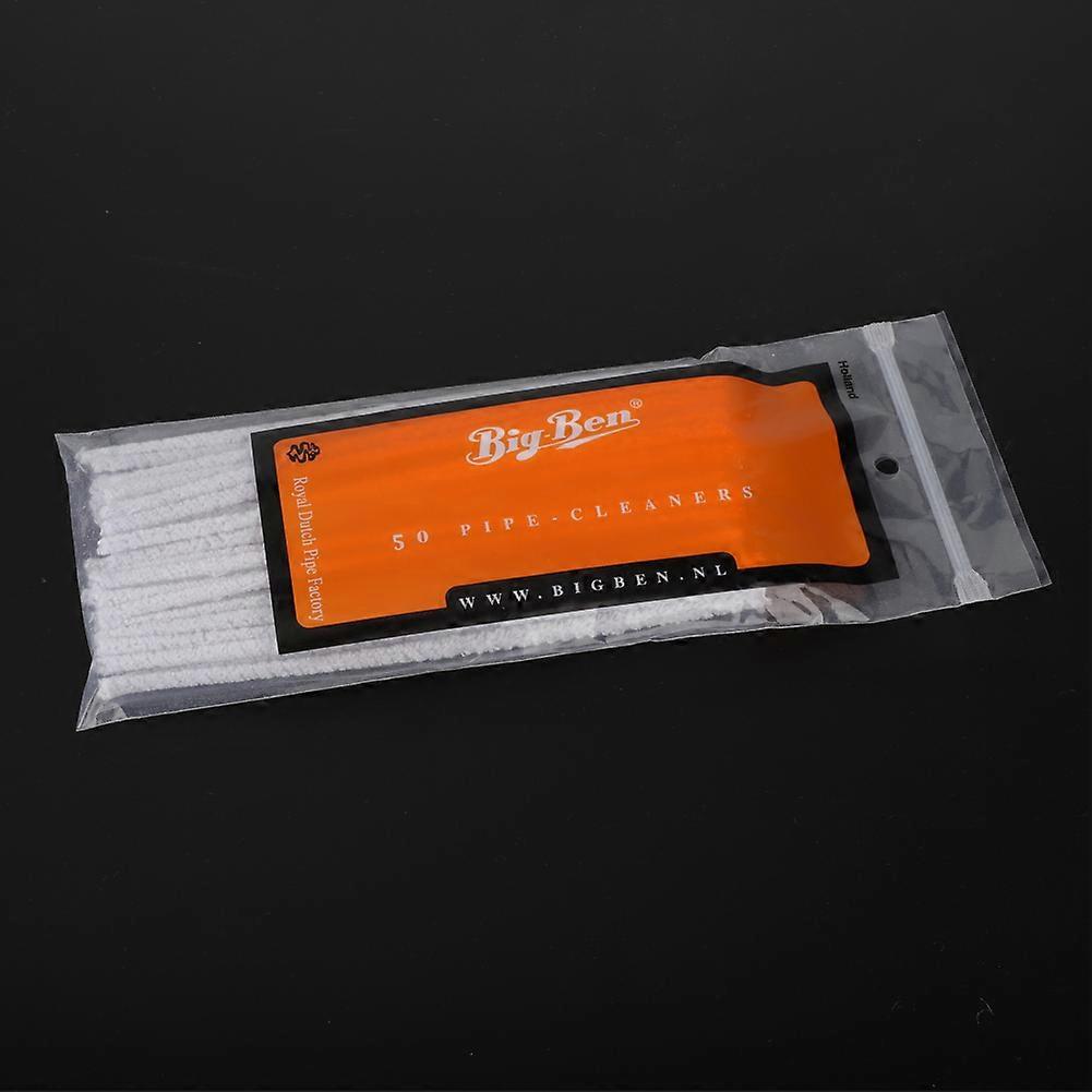50pcs Cigarette Pipe Cleaning Pipe Maintain Tool Cotton Cleaners