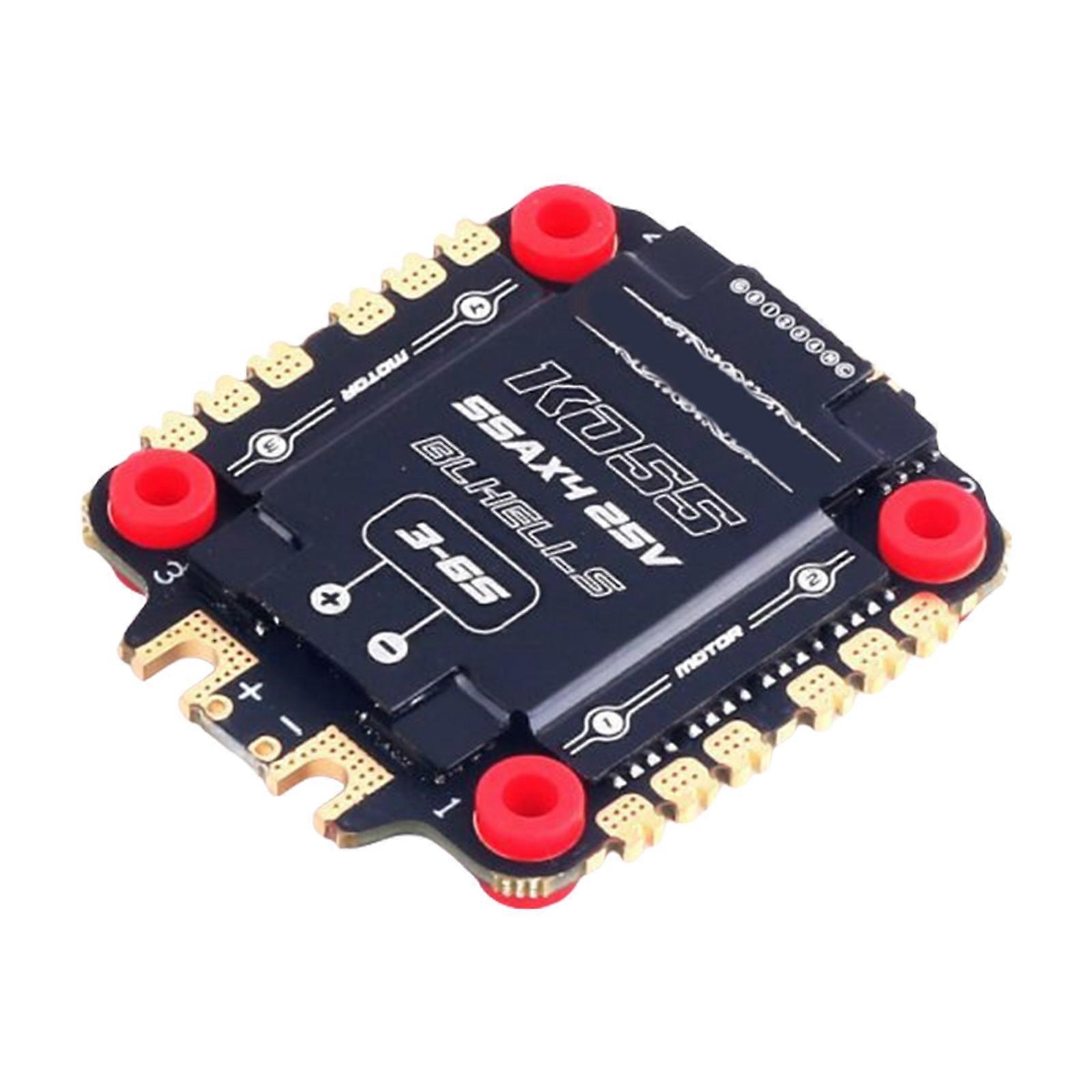KO55A 3-6S BLHeli_S Dshot600 4-in-1 ESC Electric Adjustment Controller For Enhances Drones Stability Power Management Multicolor