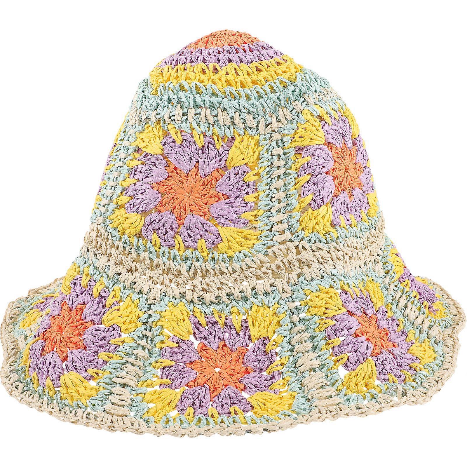 Sun Protection Hat Girl Bucket Hat Wide Brim Multi Color 28x28cm Cooling Breathable 1Pcs