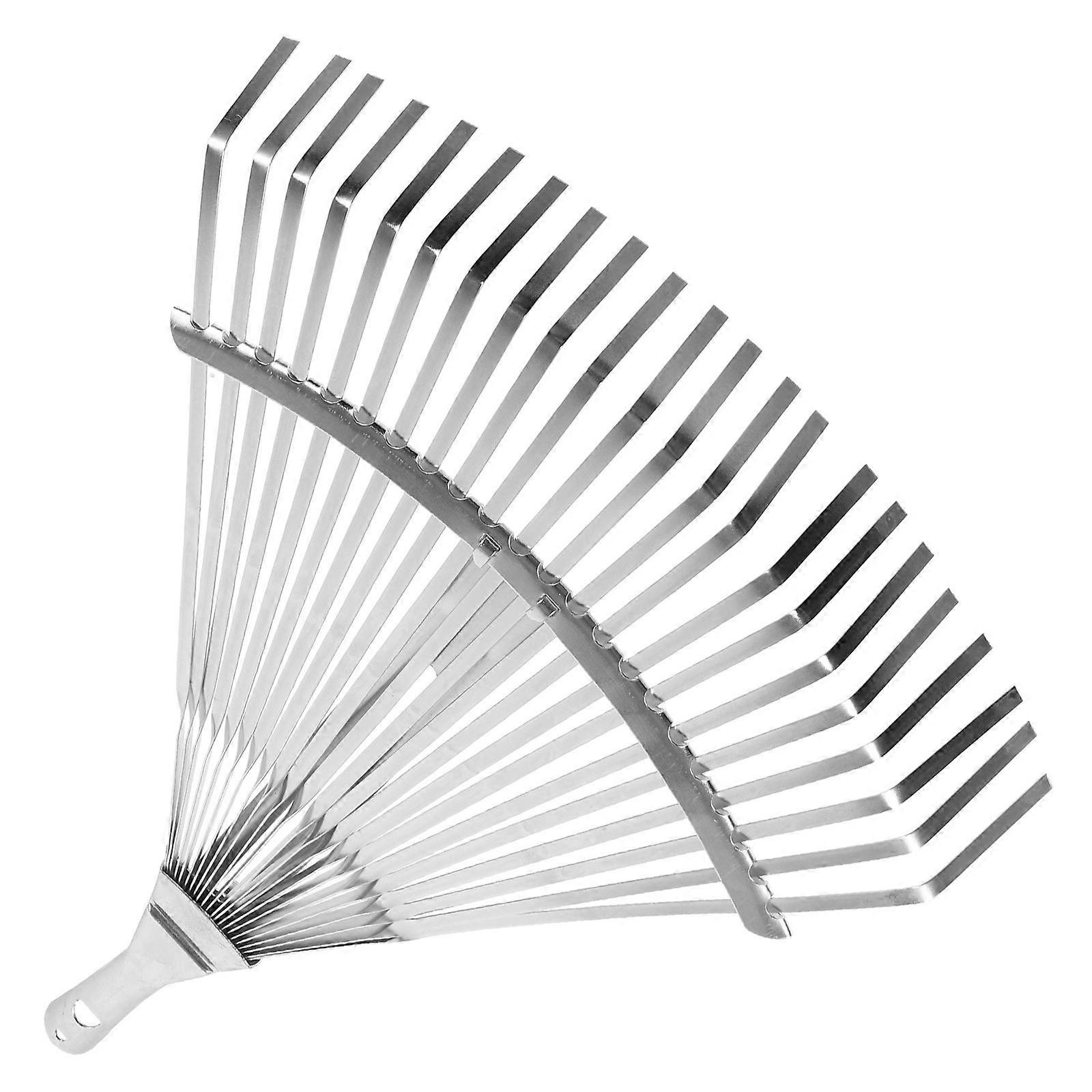 Gardening Rake for Leaf Soil Spreading Large Dried Leaf Rake 1 Set