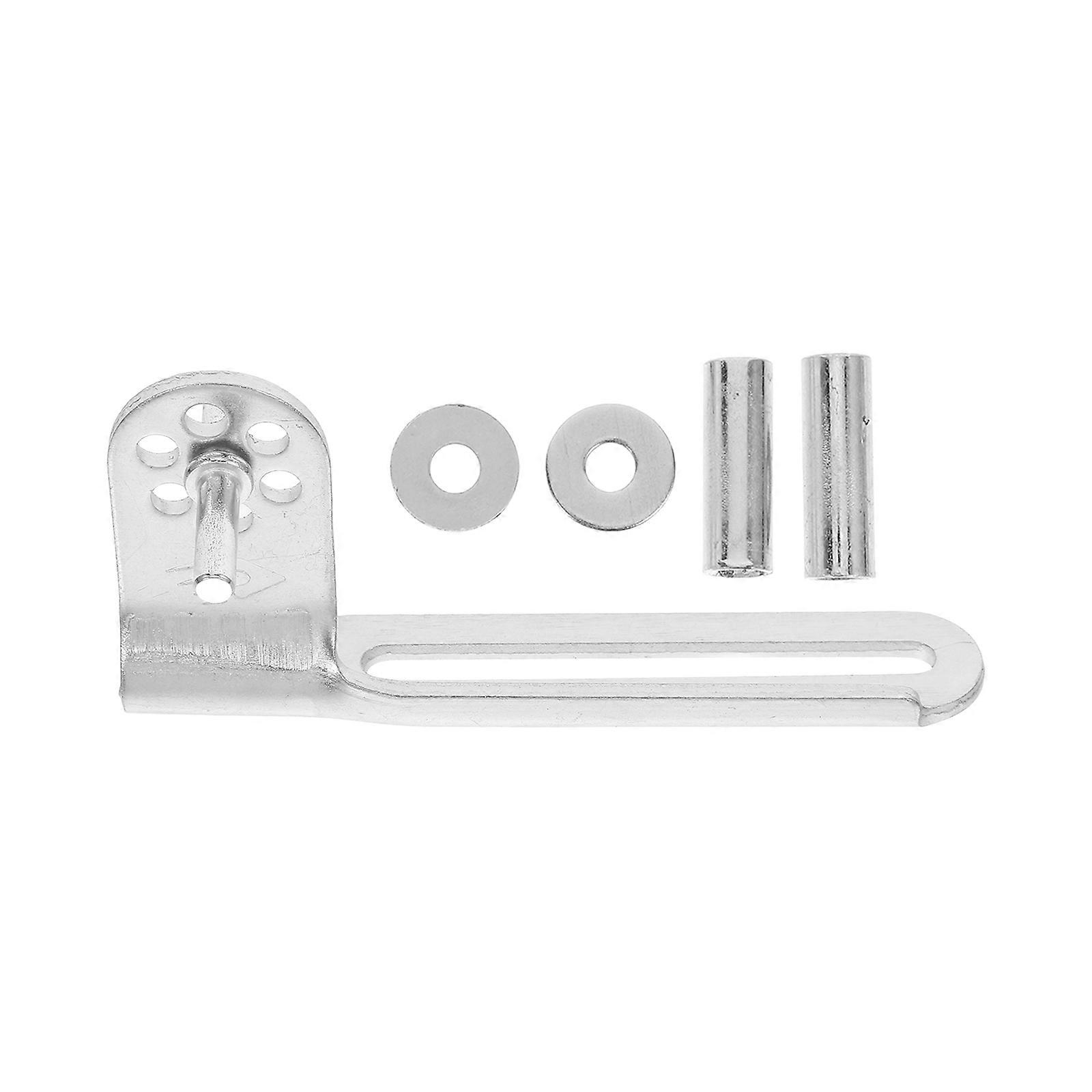 Freezer Door Hinge Replacement Set Silver Rectangular Smooth Operation 1Set