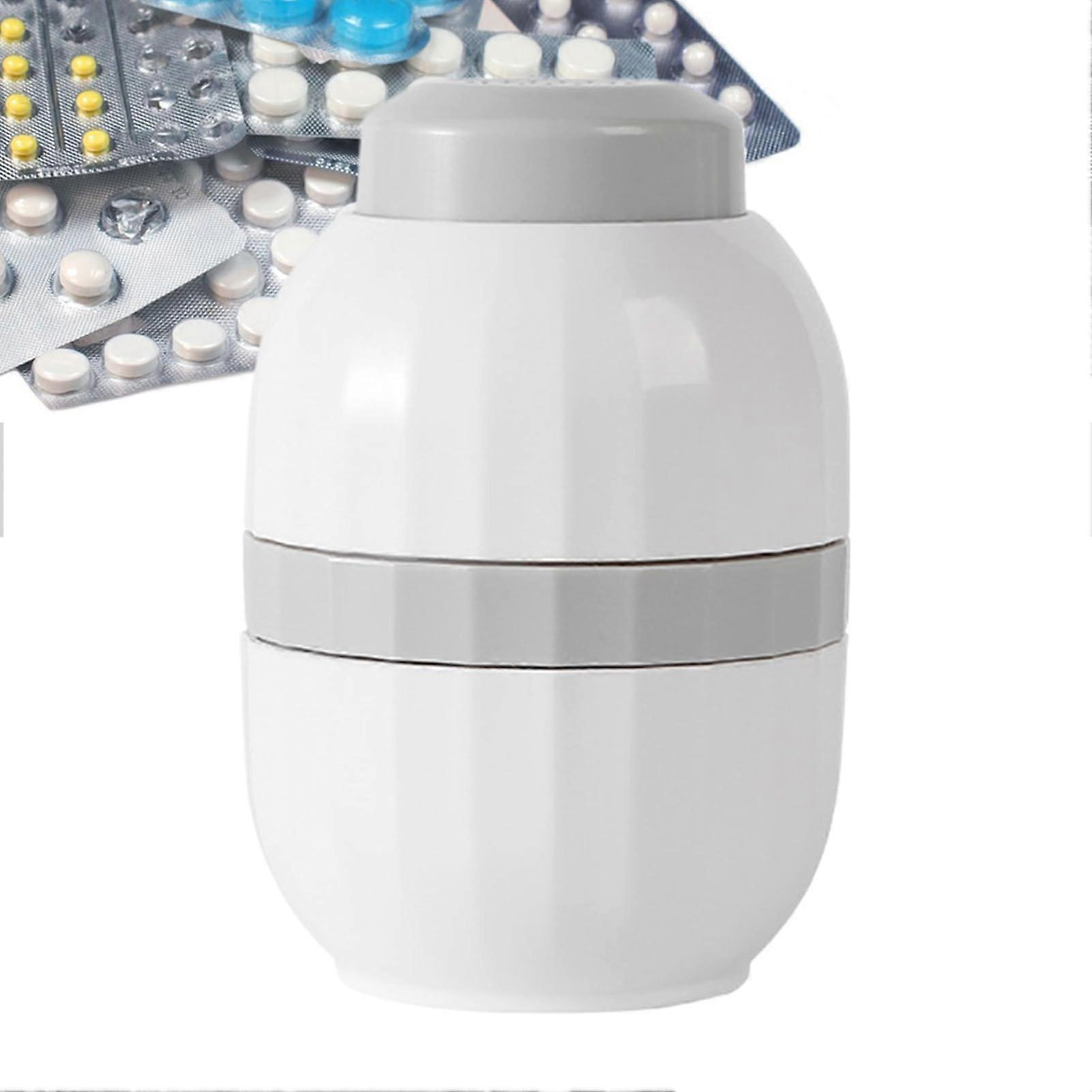 Tablet Splitter with Storage Box, Portable Pill Cutter with Precision Guide