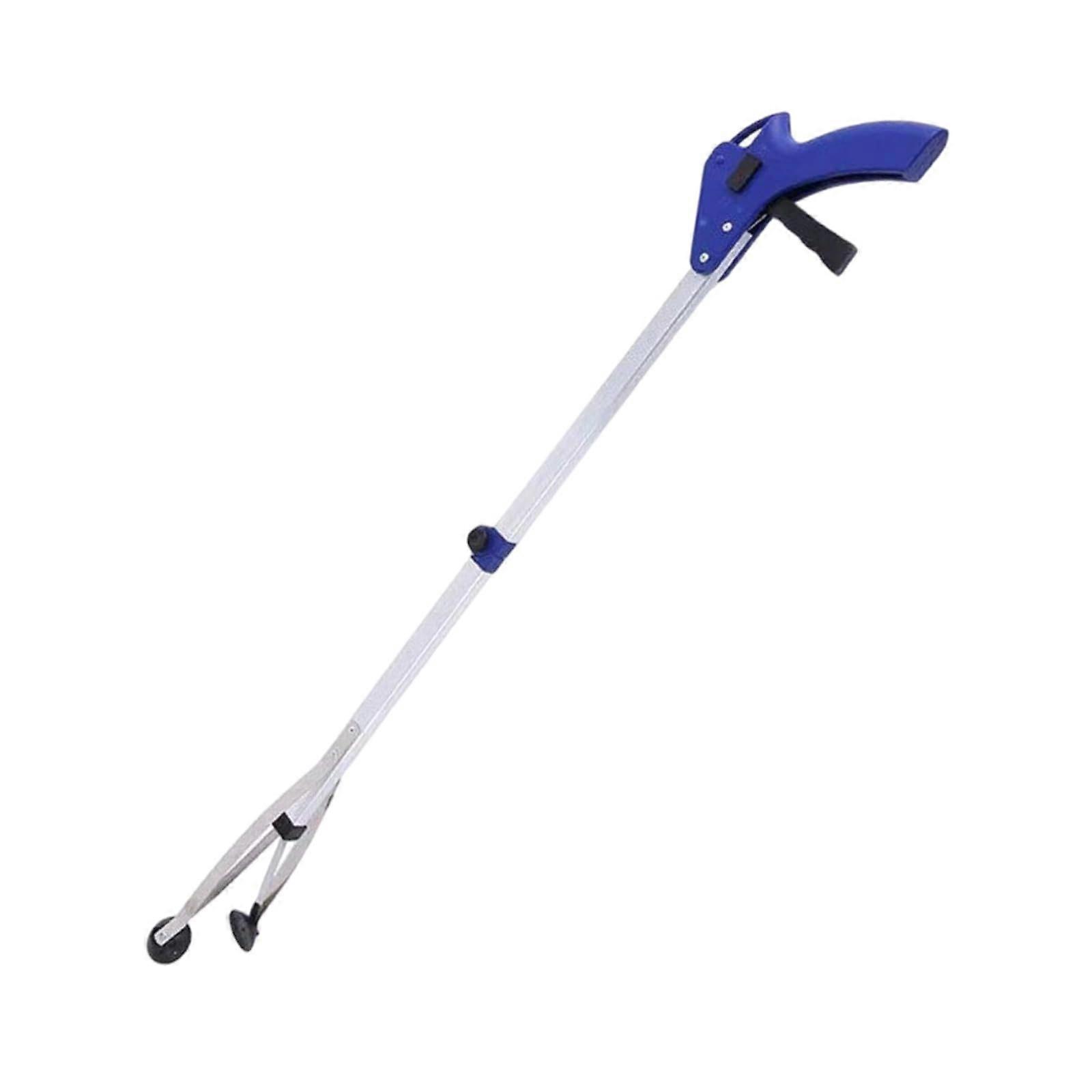 Foldable Grabber for Seniors and Pregnant Women, Non-Slip Jaws, Durable with Suction Cup for Sprinkling