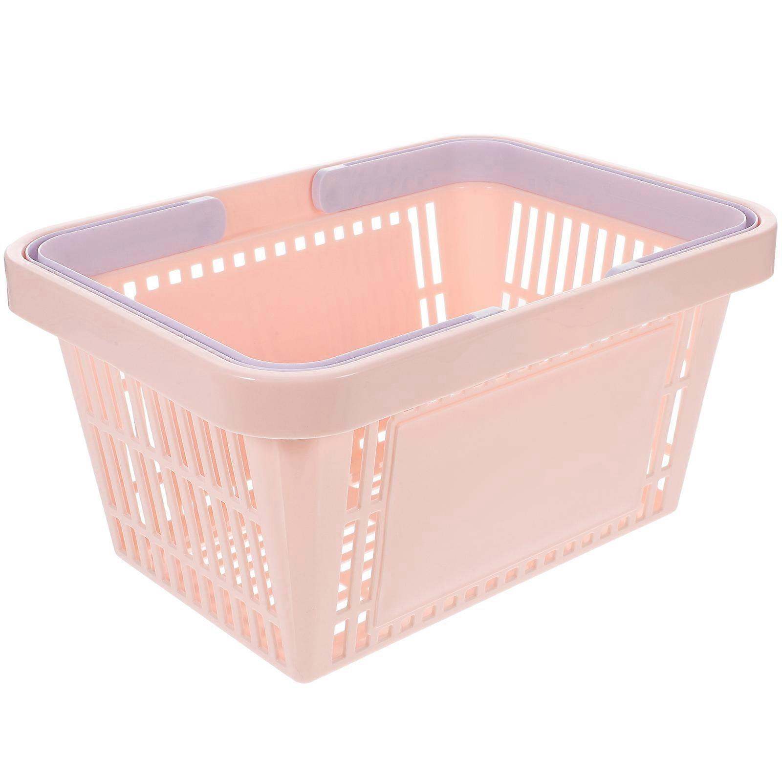 Handheld Storage Basket for Fruits and Vegetables with Comfortable Handles – Ideal for Home and Supermarket Use