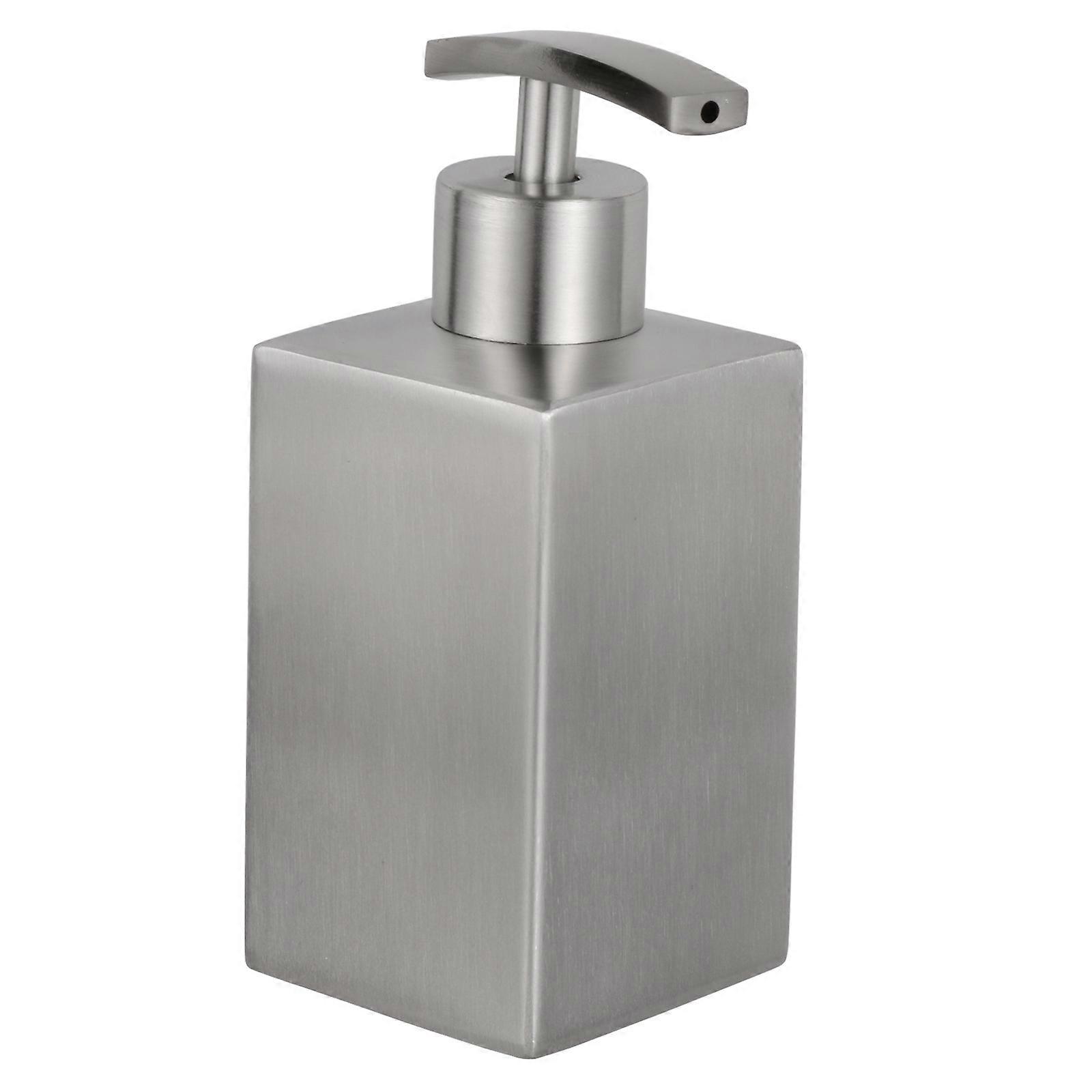 Stainless Steel Soap Dispenser with Silver Coating for Storage 304 Material 358ml