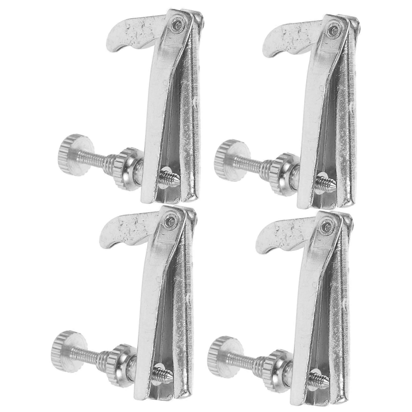 4Piece Fine Tuner for Violin, LongLasting Installation, Elegant Design, Precise Tuning Control for  Performance