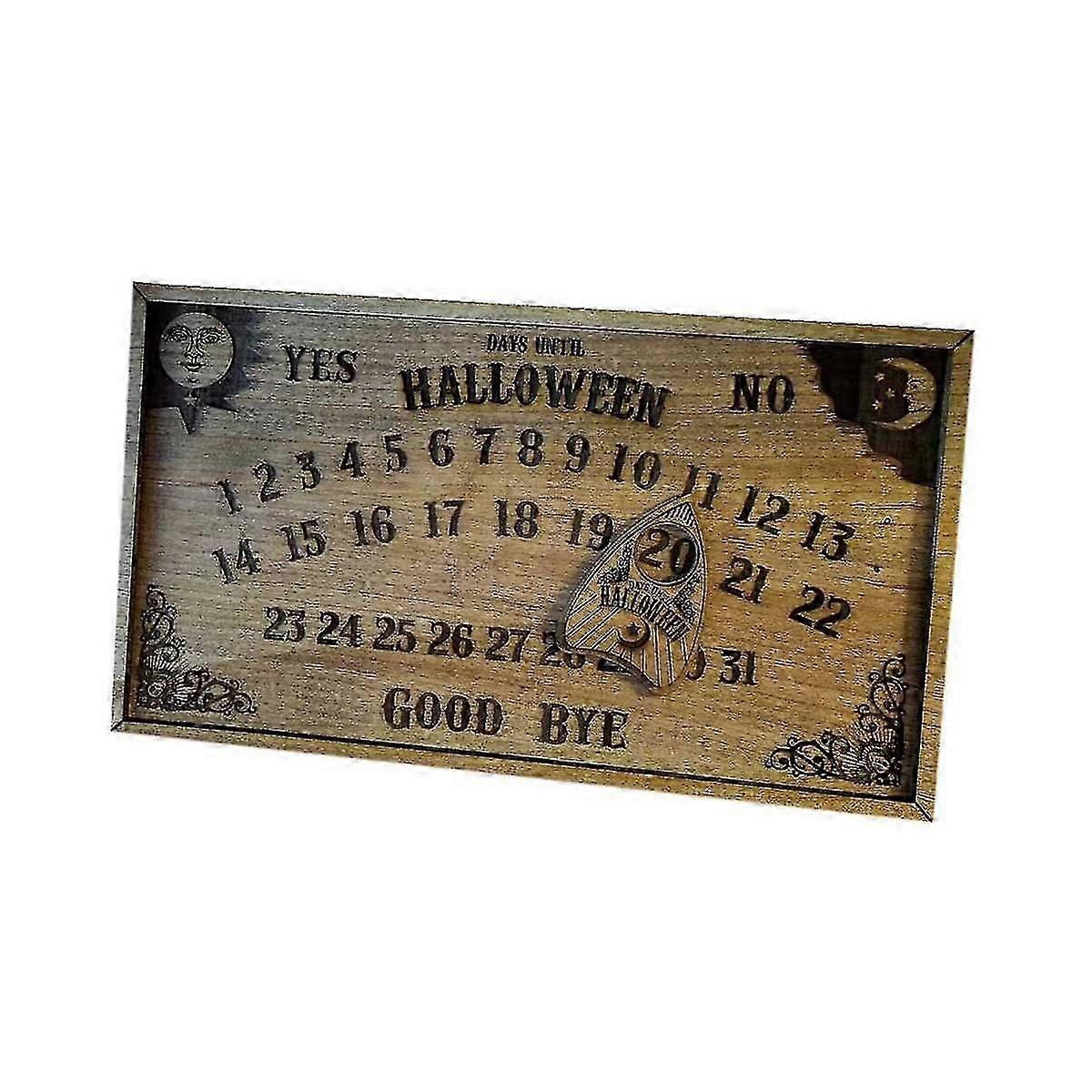 2025 Countdown Board With Magnetic Effect Halloween Magnetic Countdown Board