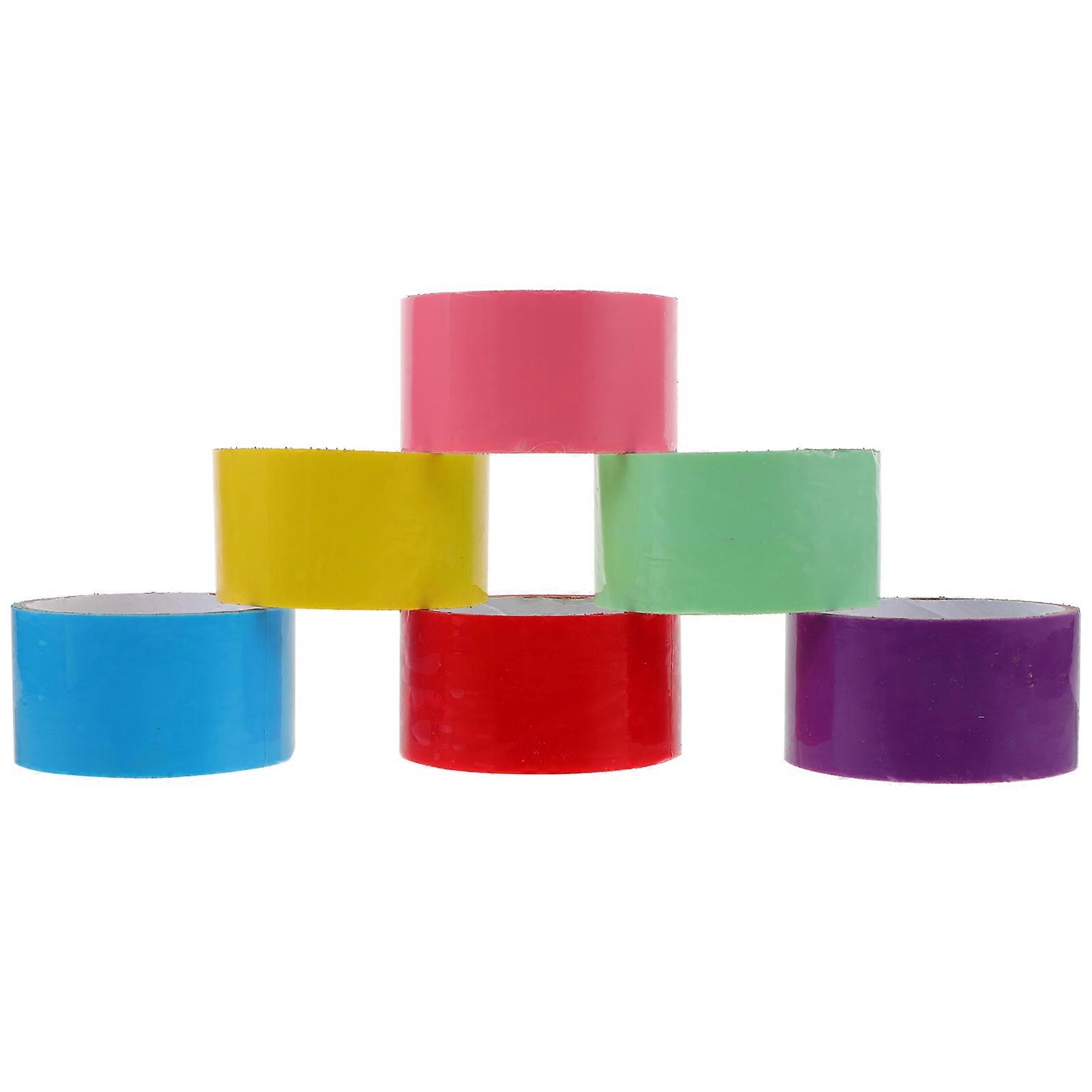 6 Rolls Sticky Ball Tape for Stress Relief & Creative DIY Crafts Wide Adhesive Fidget Tape for Decompression & Art Projects