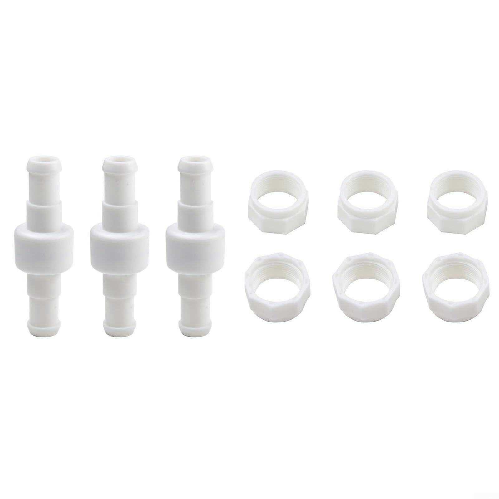 3 pieces of hose swivel joint D20 and hose nut D15 set for Zodiac pool cleaner for 280, 380, 180 models.