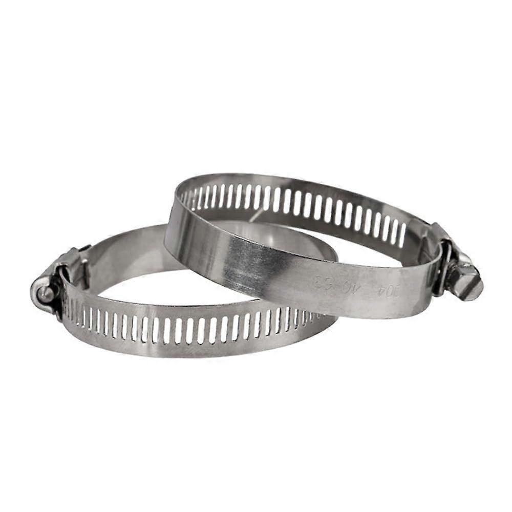 Adjustable hose clamps for automotive fuel hoses, pipe clamps, worm gear clips, hose clamps, 51.70 mm, 5 pieces (4464mm)