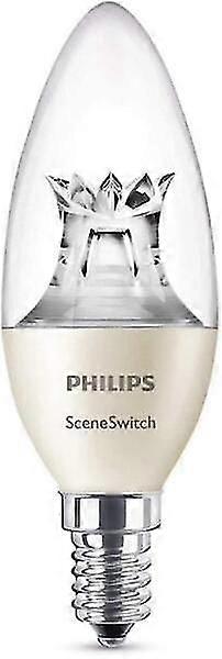 المشهد التبديل LED E14 إديسون برغي شمعة ضوء لمبة 3 خطوة يعتم 40 واط