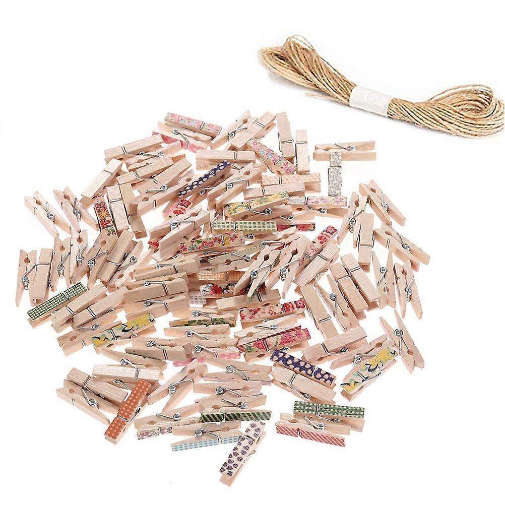 Creative Wooden Clips for Homemade Decor, Sturdy Build with Multi-functional Applications