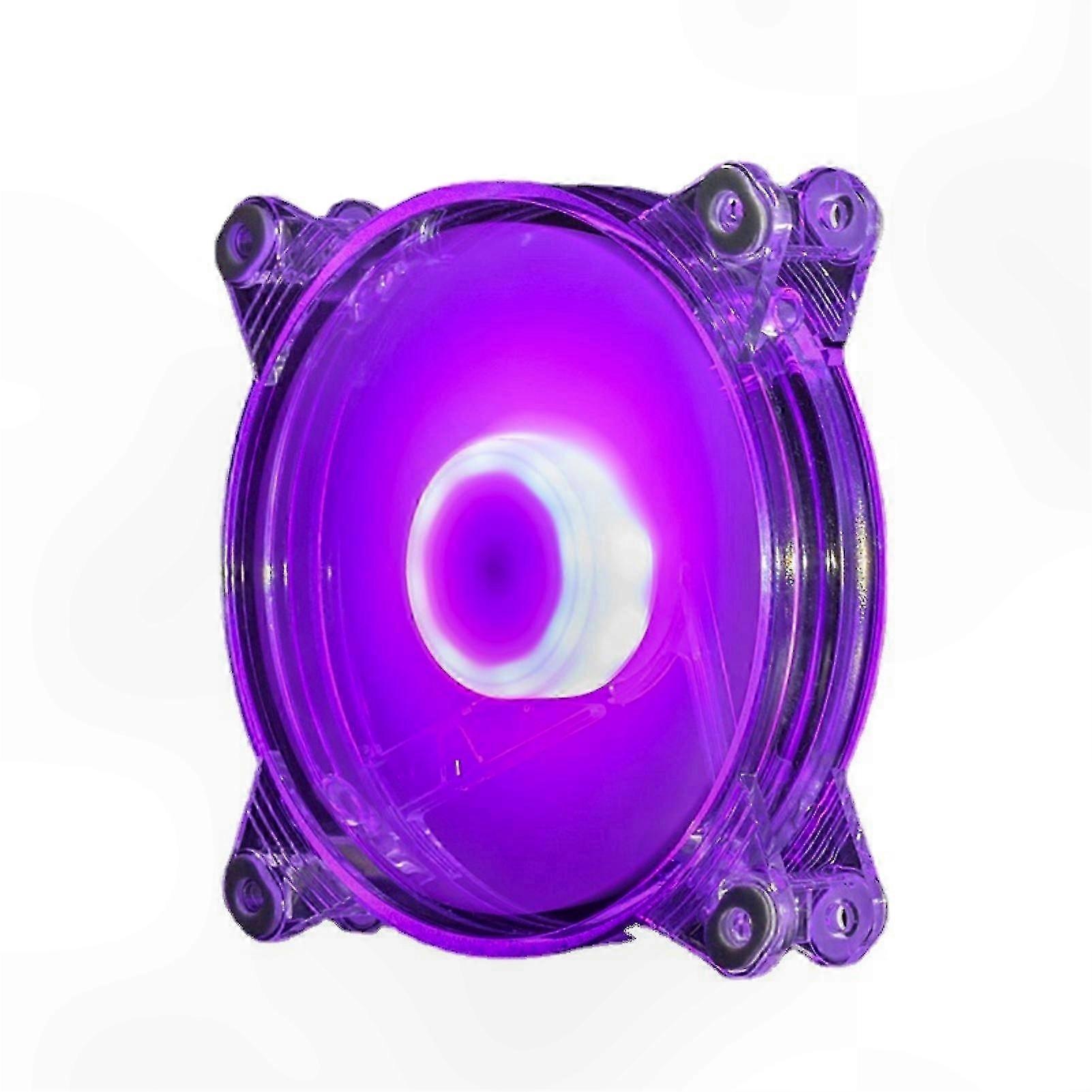 Noiseless Heat Sink Powerful Cool LED Light Computer Case Fast Cooling Fan for Desktop