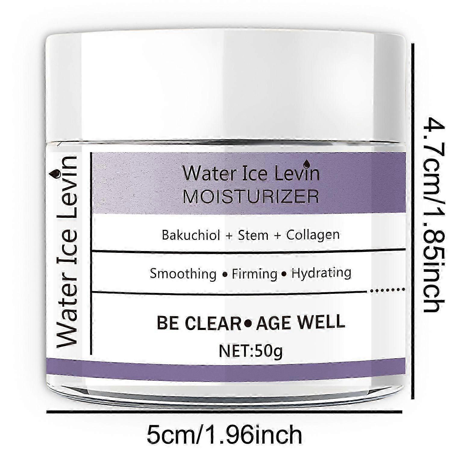 Multi-Action Moisturizer with Bakuchiol, Stem & Collagen + Aloe, Vitamins B5/C/E - Anti-Aging, Hydrating & Brightening, 50g