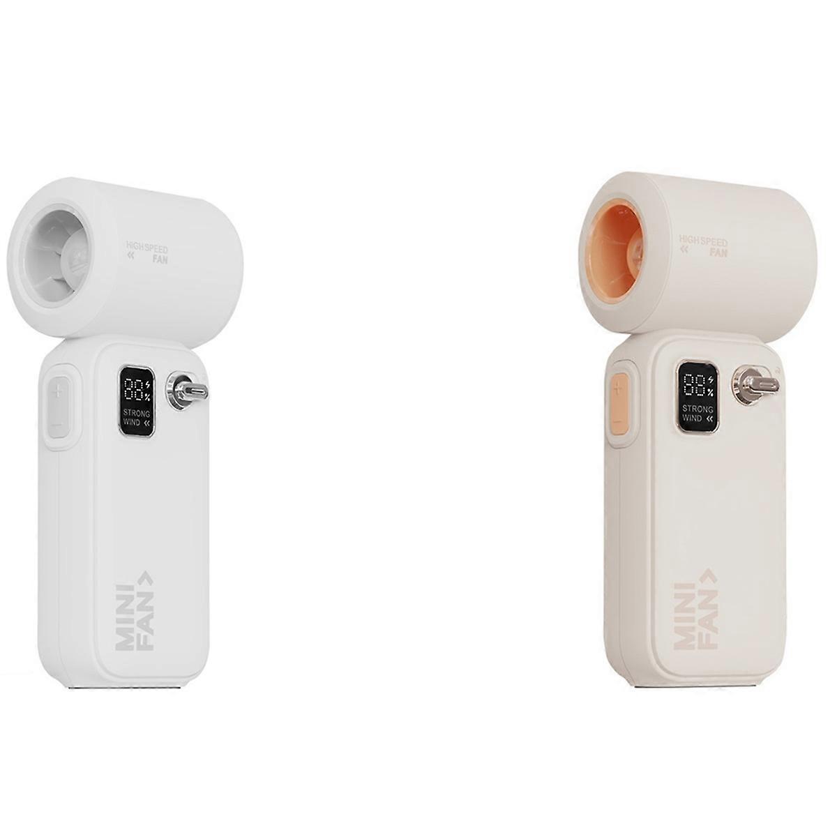 Digital High-Speed Small Fan Portable Handheld Small Fan High-Speed Fan with High Wind Speed Violent Fan Small Fan