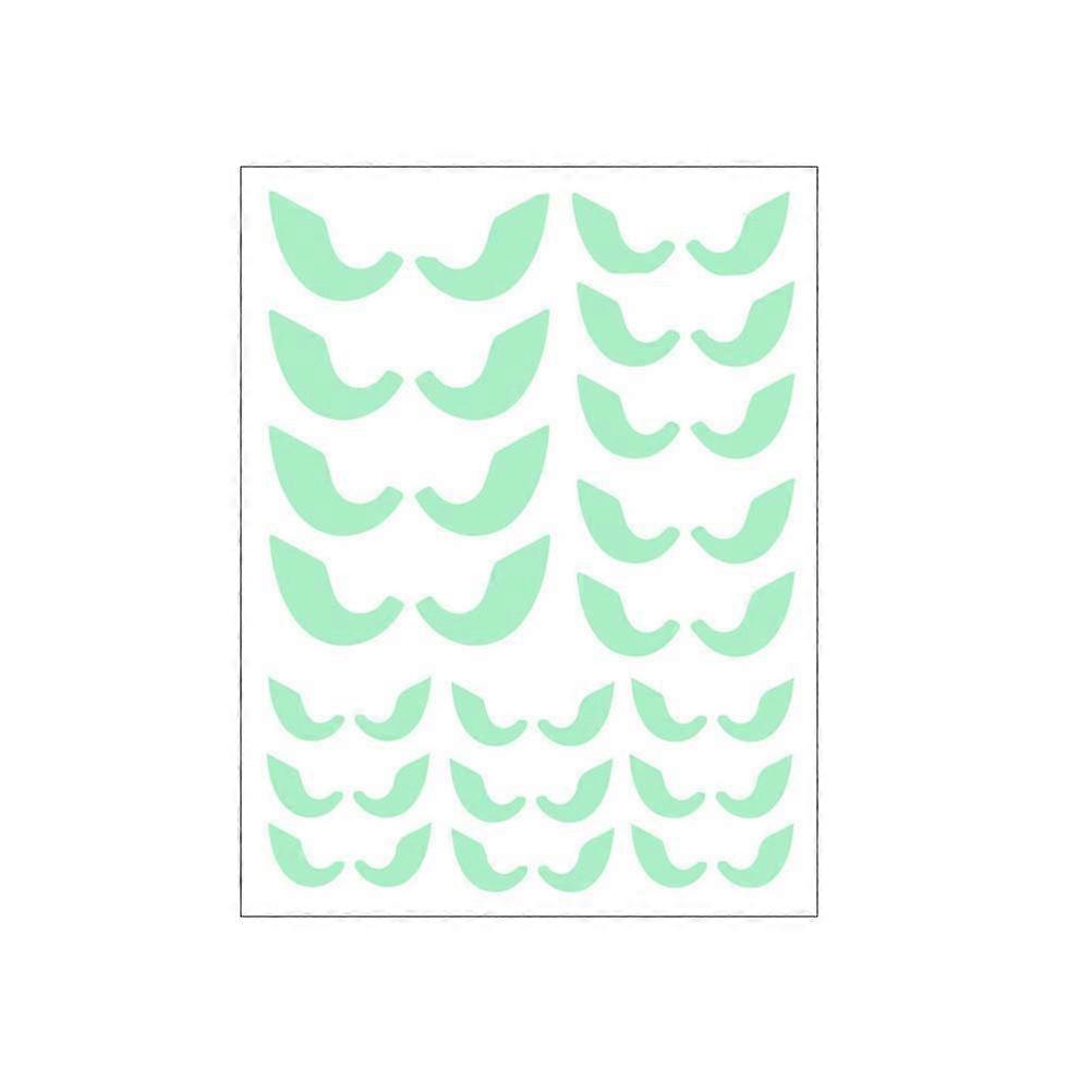 Halloween Luminous Wall Stickers Glow-in-the-Dark Light Green 29x21cm Designed for Mysterious Decorative Use 1 Sheet