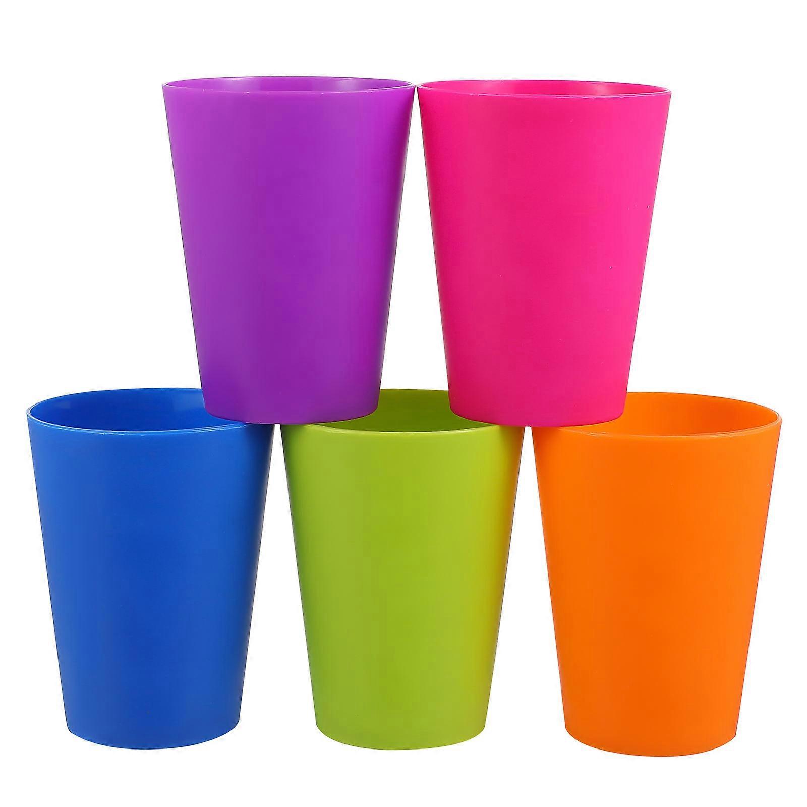 Colorful Drinking Cups 15Pcs Reusable Beverage Cups Ideal For Outdoor Parties And Camping 101-200ml Floatable