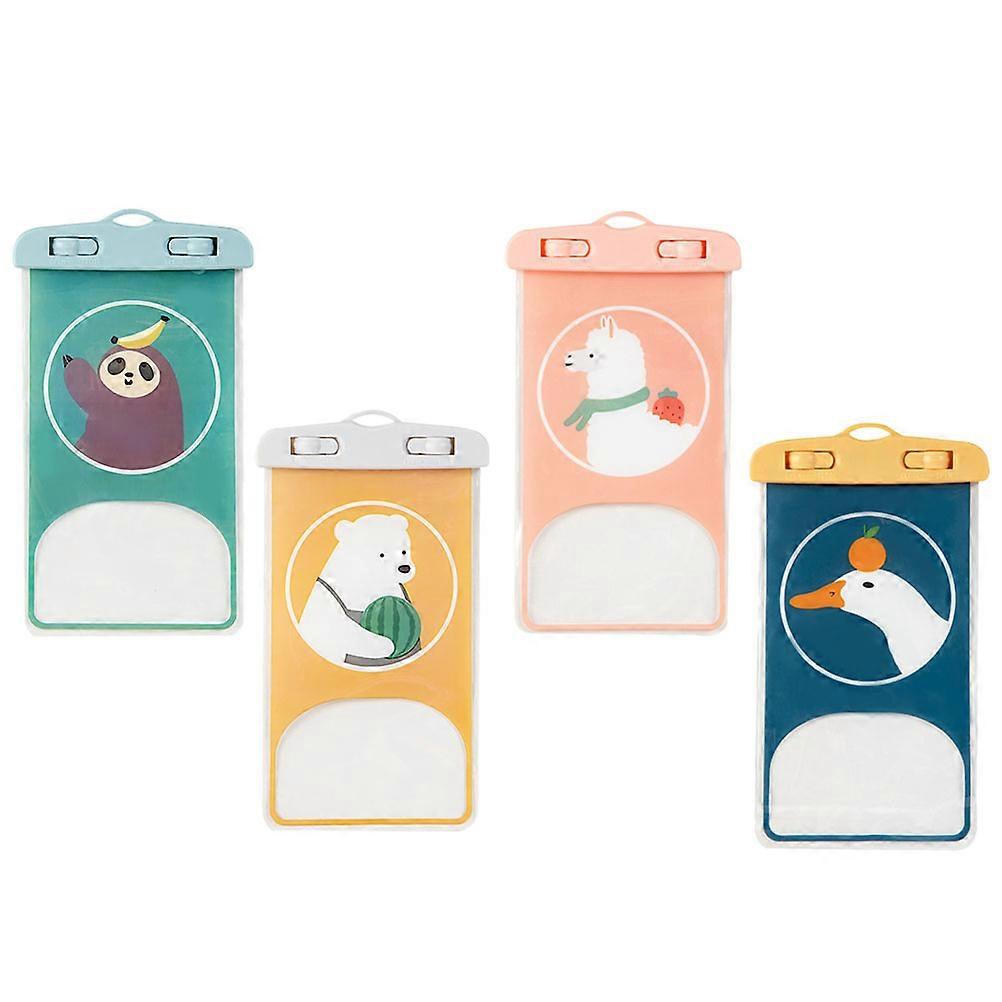 Cellphone Waterproof Pouch 4Pcs Portable Design Assorted Color Great For Swimming Outdoor Activities Featuring Dustproof And Snowproof Protection