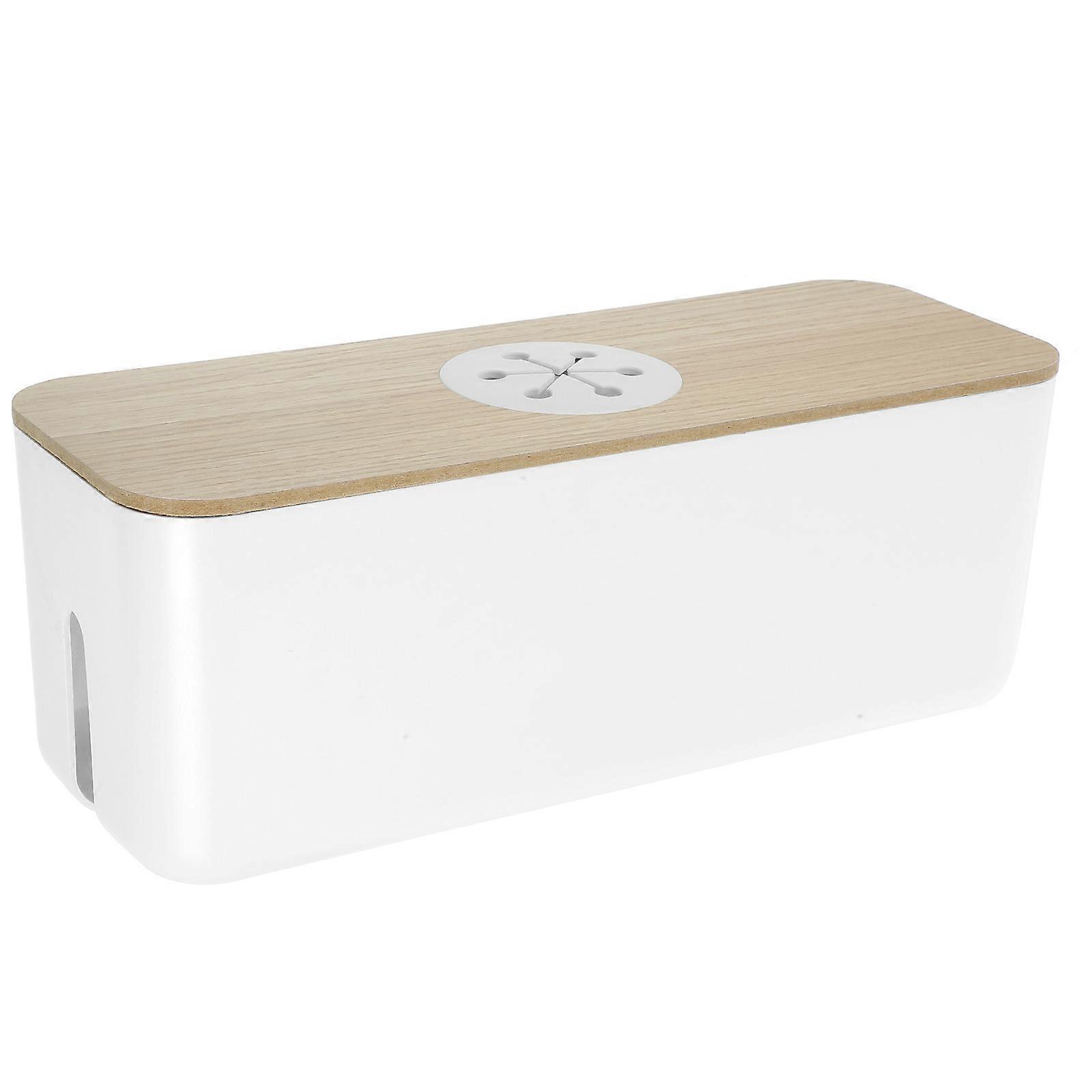 Cable Organizer For Office Use Stylish Simple Design Round Hole 1Pcs