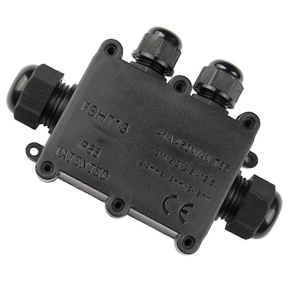 Waterproof Connection Box 2PCS Outdoor Electrical Box For Cable Protection IP68 Certified