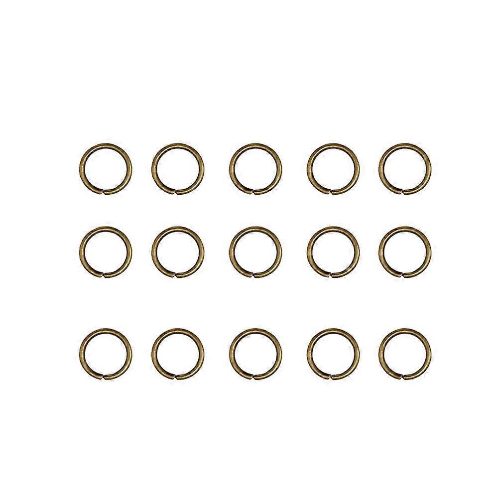 Golden Stainless Steel Key Rings for Crafts 200pcs 7x5mm Open Jump Rings for Keys Jewelry DIY
