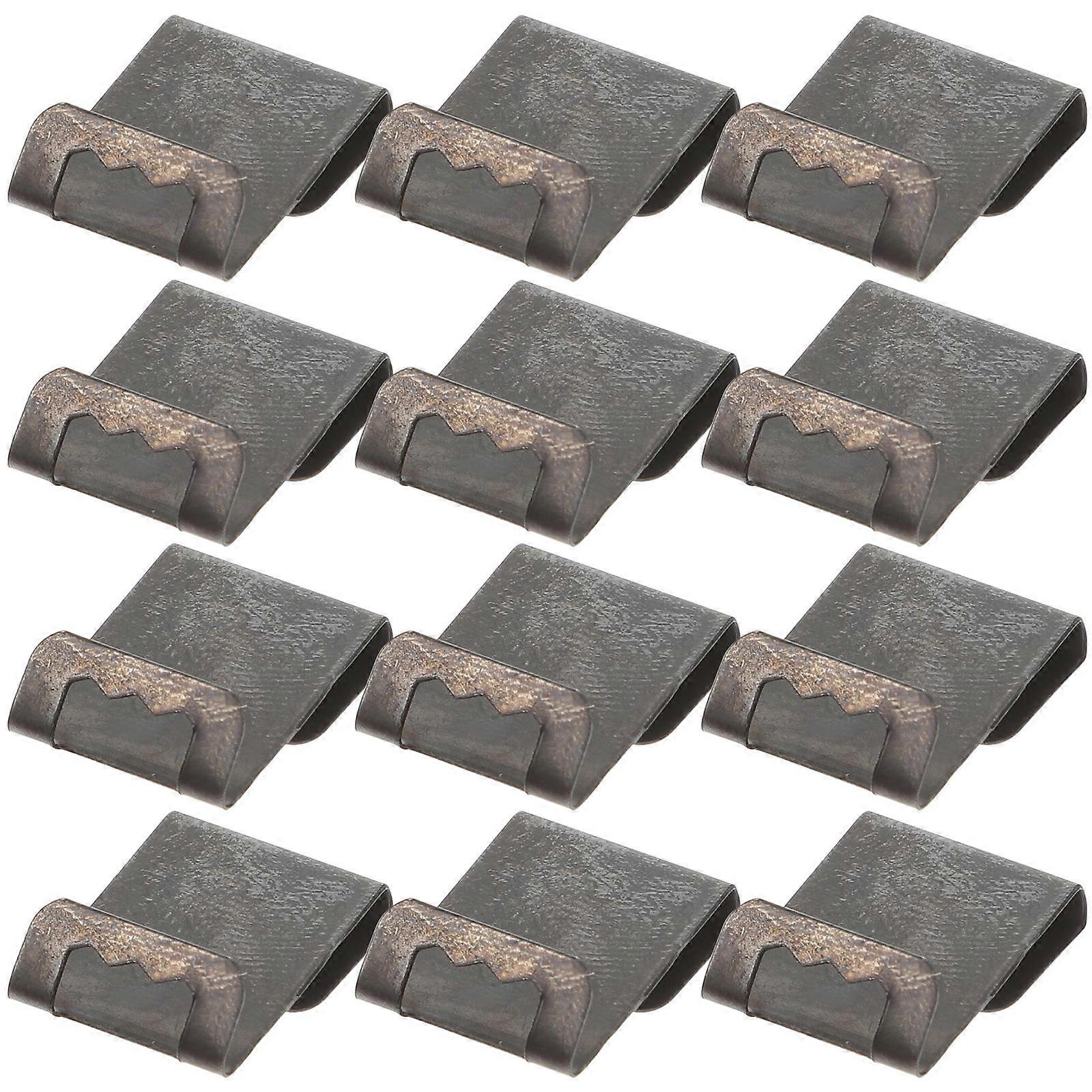 200pcs Invisible Picture Frame Backing Brackets Hardboard Support Fasteners Durable Photo Frame Hardware for Home & Professional Decoration Black