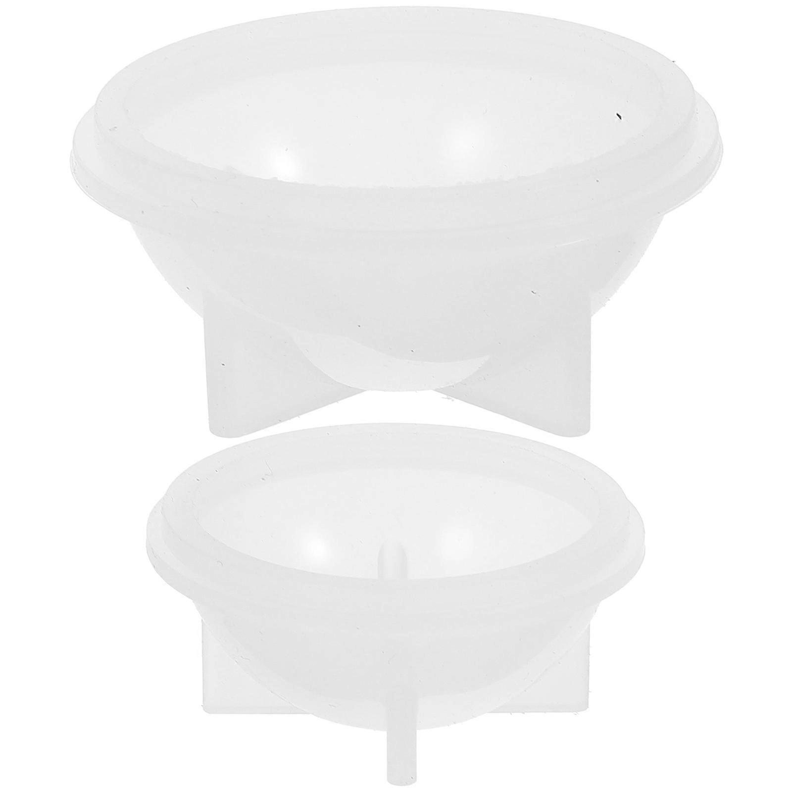 Silicone Wax Spoon Cleaning Bowl Set for Wax Sealing Spatula Durable Easy to Clean Multipurpose Use Melting Crafting