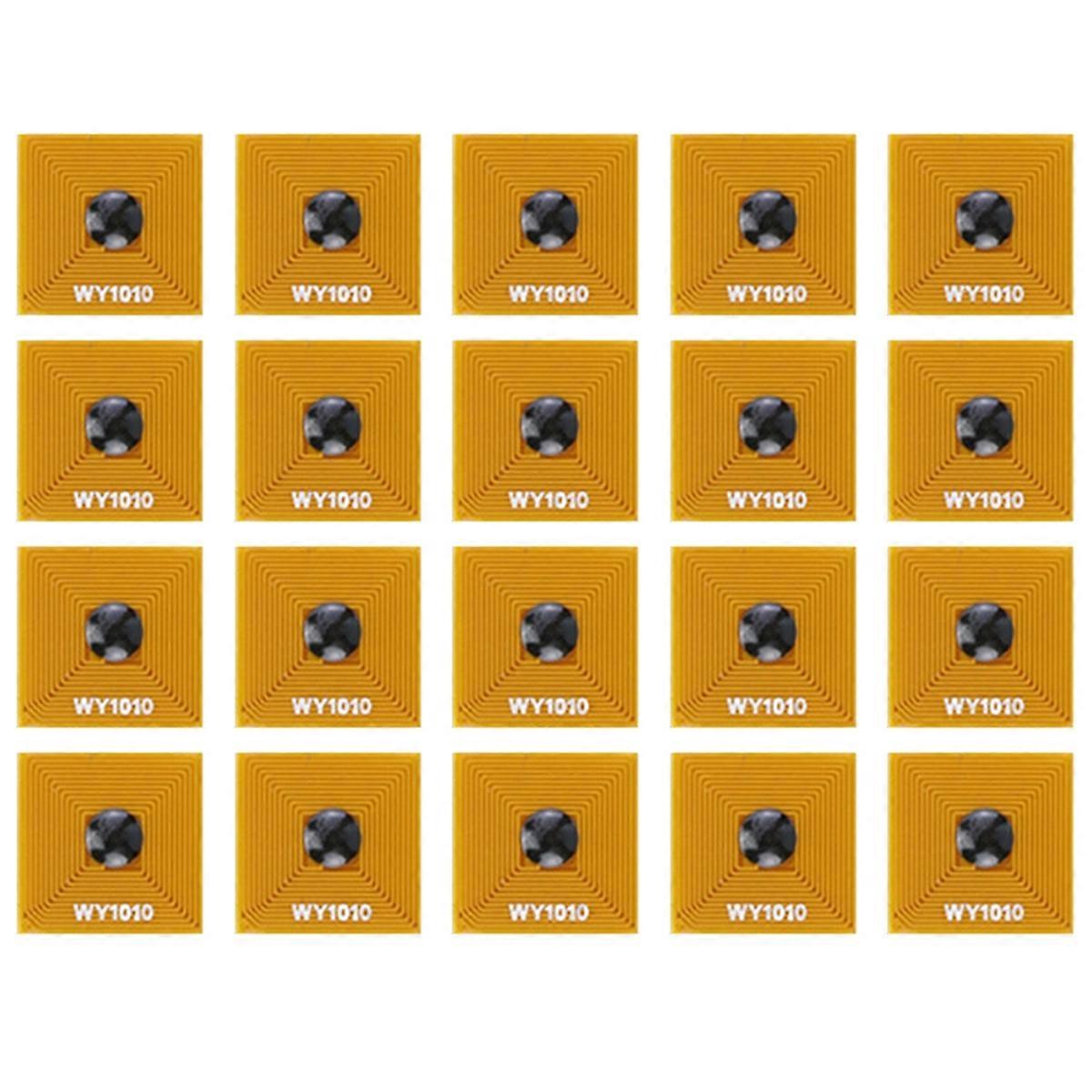 20pcs RFID NFC Tags, 13.56MHz ISO14443A Flexible Electronic Labels for Secure Transactions and Iden