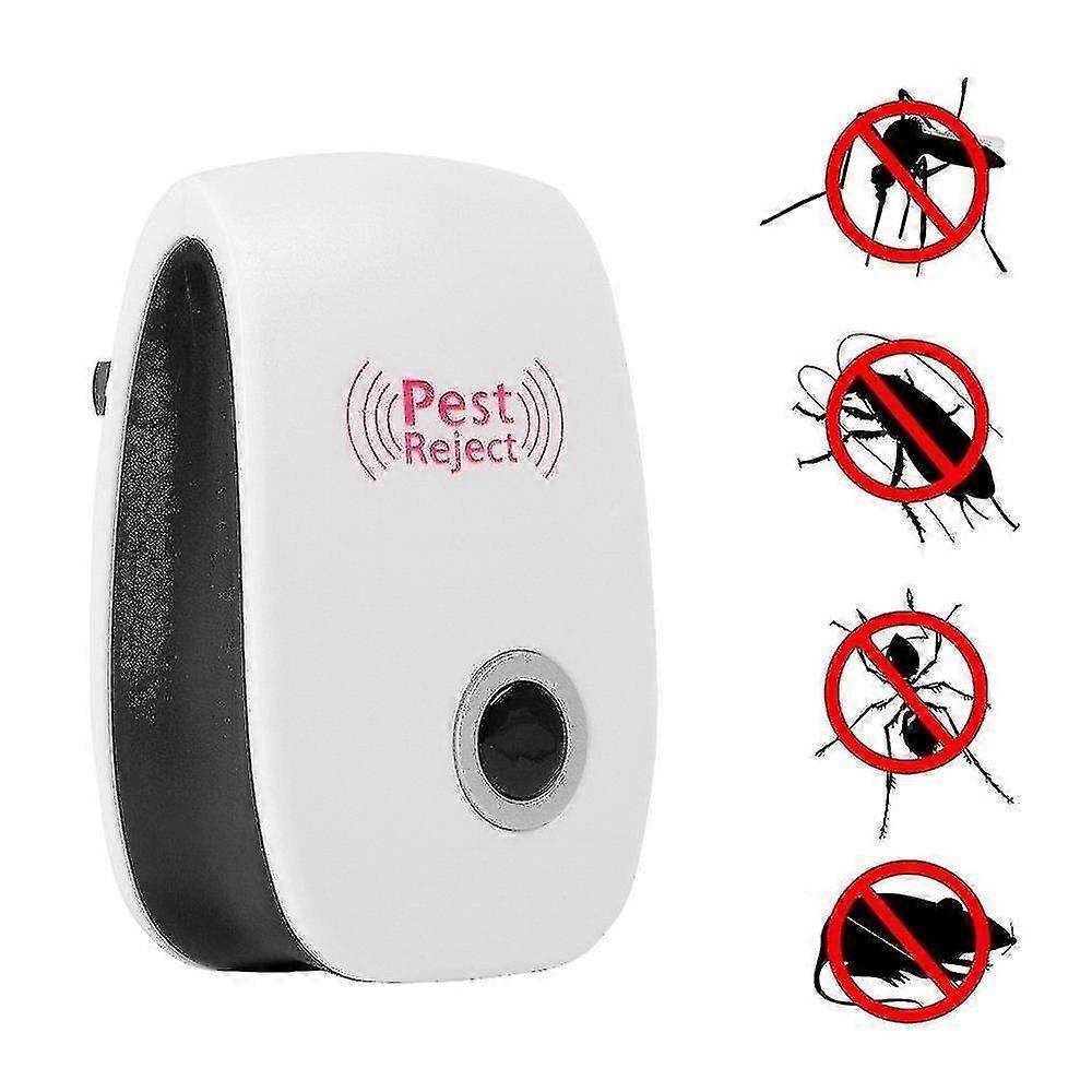 Ultrasonic Pest Repeller for Mosquitoes, Spiders, Flies, Ants, and Fleas - Non-Toxic & Eco-Friendly