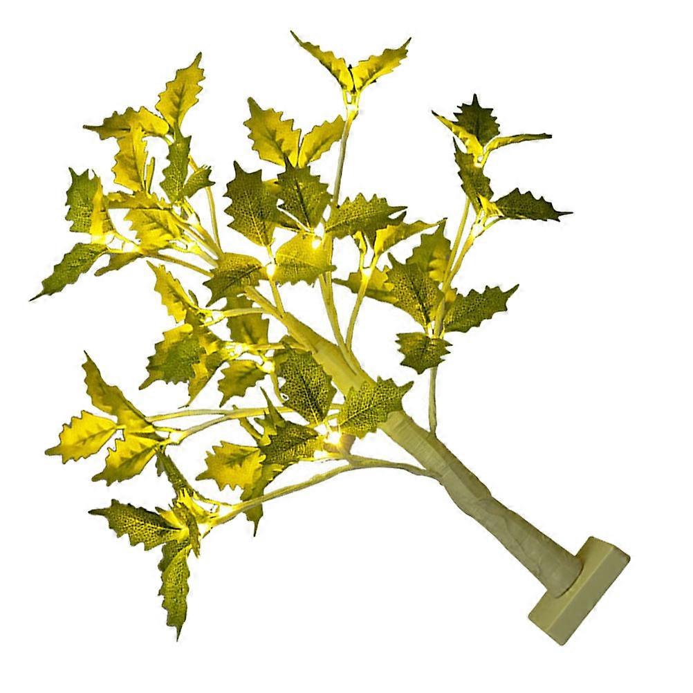 1pc Maple Tree Shape 24LEDs Desktop Lamp Night Light Decorative Light for Home Bedroom