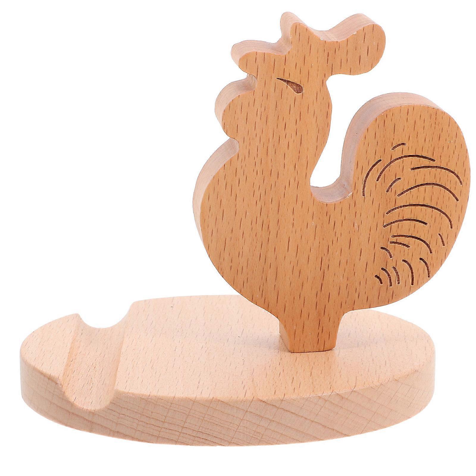 Adorable Wooden Storage Stand For Smartphones Tablets Ideal For Living Room Office 15x10cm Support 2Set
