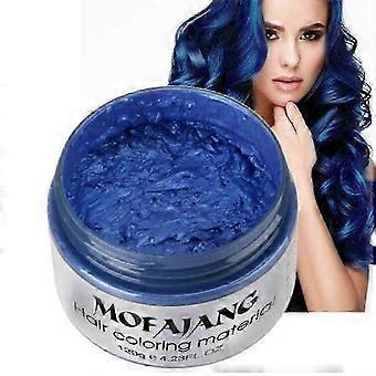 Mofajang Cor de Cabelo Cera, Tintura de Cabelo Instantânea Cera Penteado Temporário Creme Lama 4,23 oz