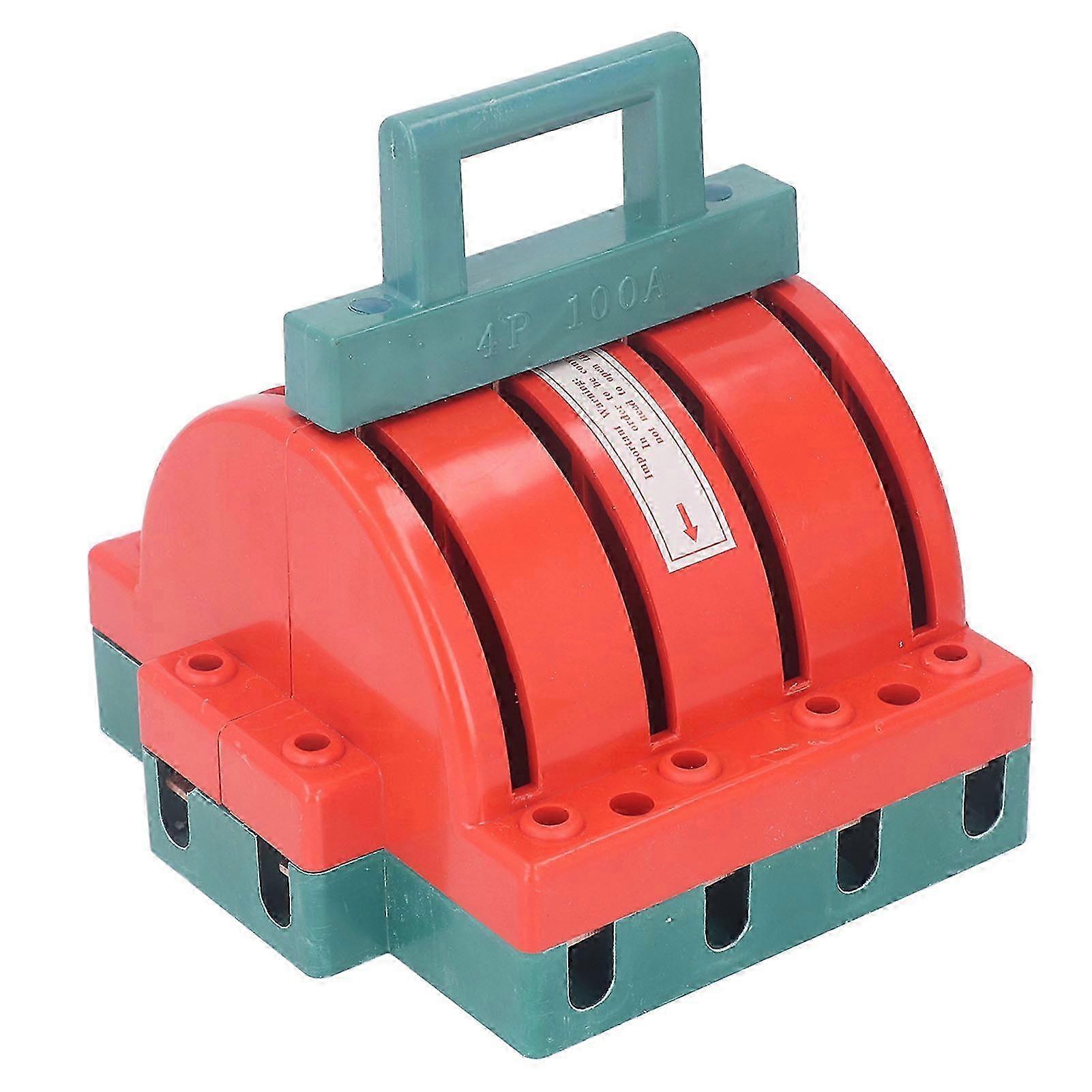 DPDT Power Isolation Switch 4P AC380V 100A Double Pole Double Throw Electrical Disconnect Knife Switch SZRH A-D