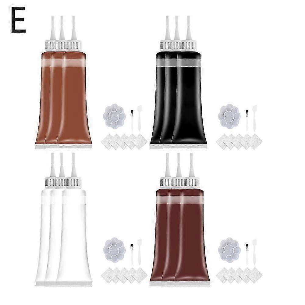 קרם לתיקון צבע עור, מושב רכב, ספה, נעליים, ערכת משחה לתיקון חגורות עור, 20 גרם