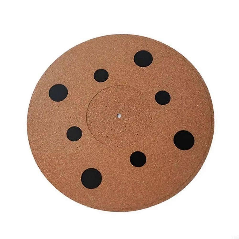 Cork Rubber Record Pad Turntable Flat Mat for Vinyl LP-Record Players for DJs Help Reduce Noise Due