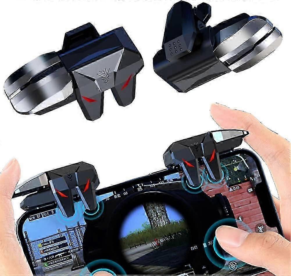 Pubg Mobile Trigger Controller 4 Triggers L1r1 L2r2 Gamepad For Android Iphone Ios Mobile Phone