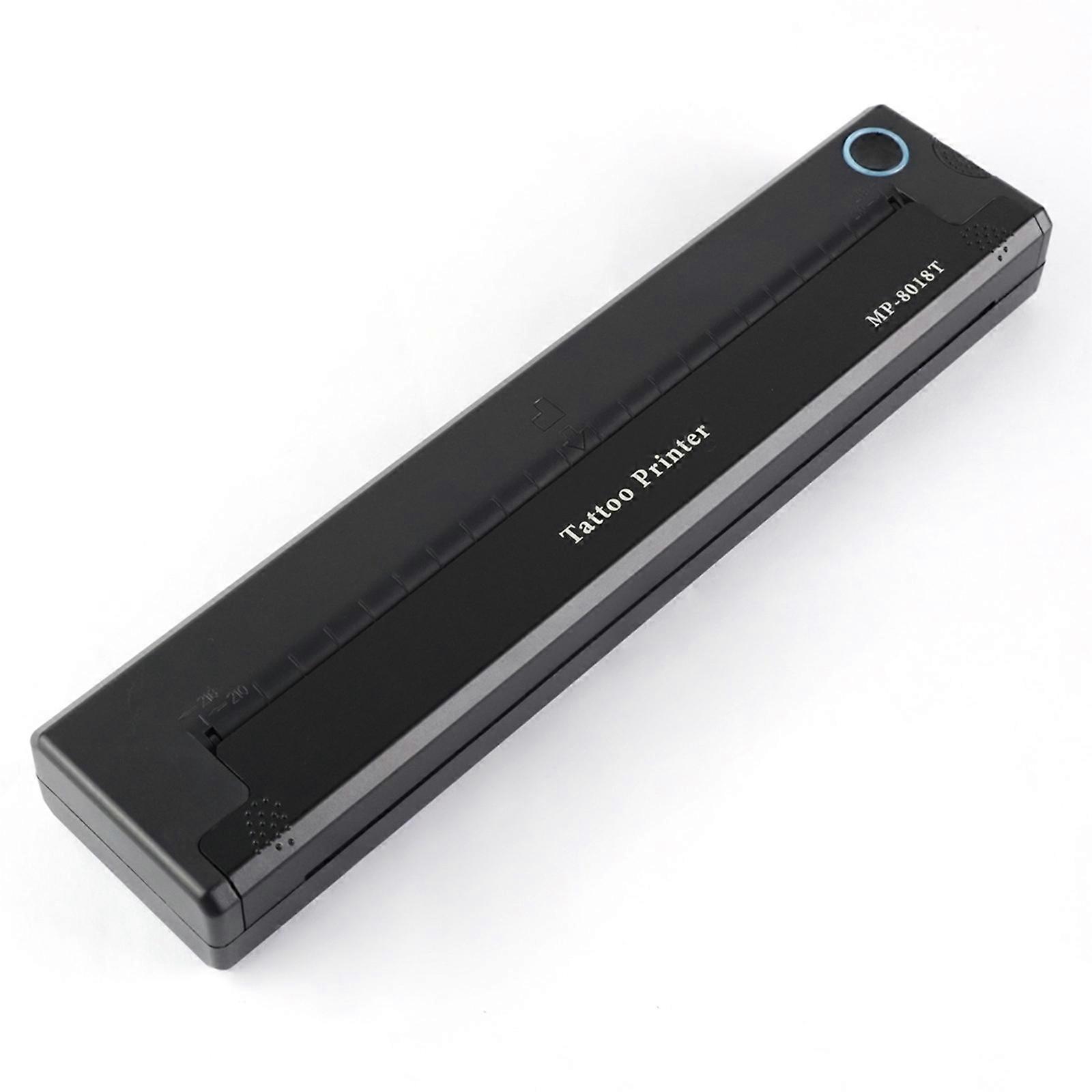 MP-8018T tatoveringsoverførselsmaskine termisk printer linje tegning hånd tatovering overførsel forsyninger tatovering udstyr indbygget 2000mah lithium batteri sort
