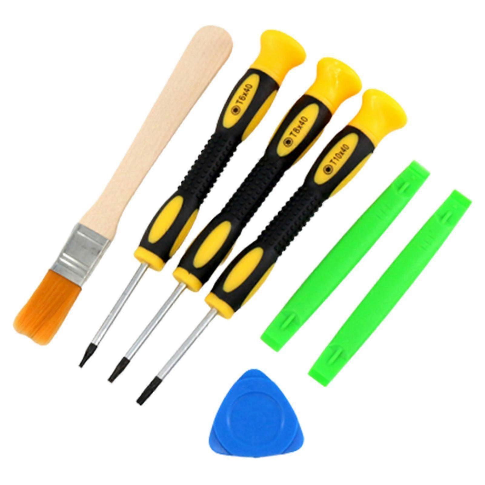 Game Player Disassembly Screwdriver Brush Set Slotted Head Perforat...