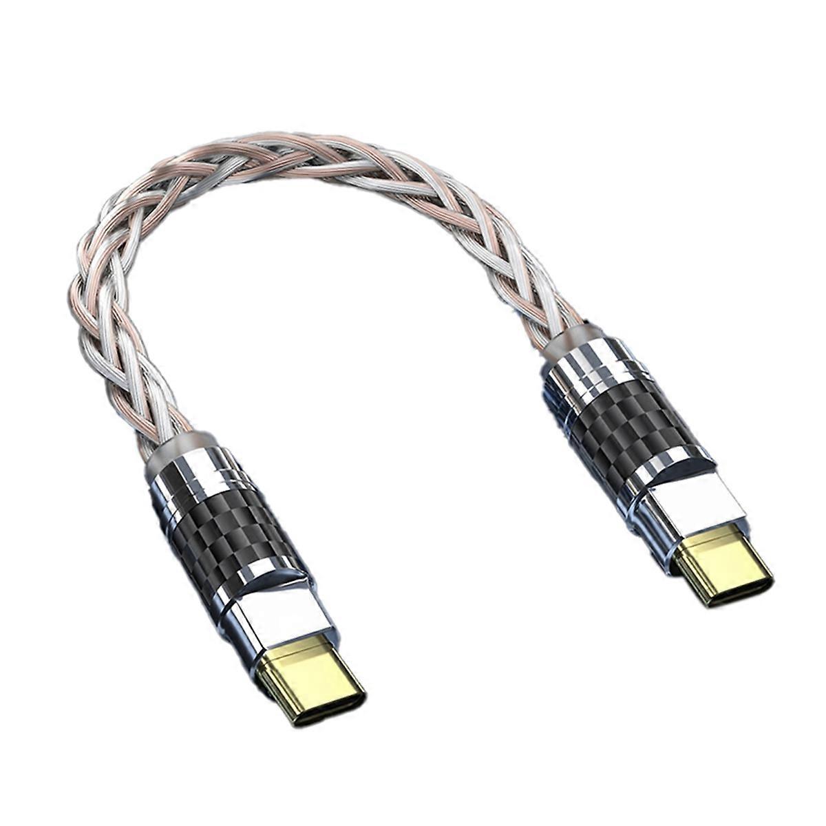 Hifi OTG Converter Headphone Adapter Audio Amplifier Sound Card USB C Data Cable Earphone Type-C to Type C